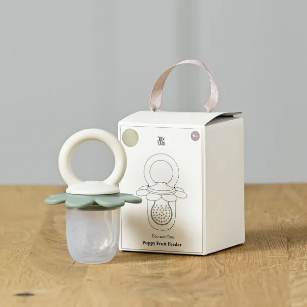 Poppy Fruit Feeder - Cream & Sage - Image 1
