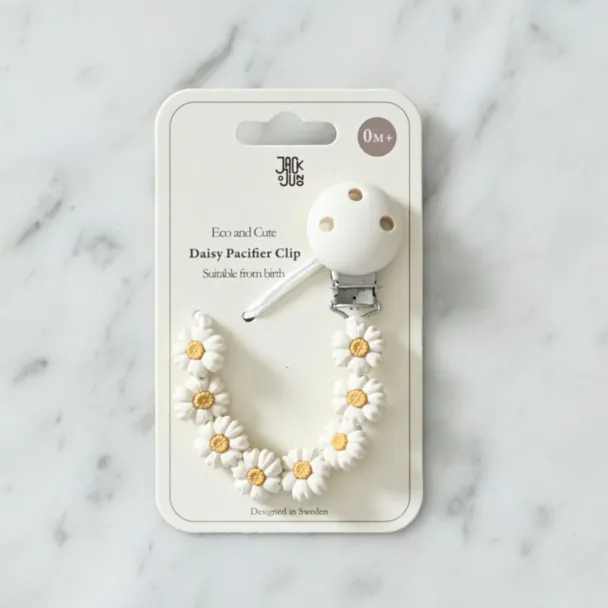Daisy Pacifier Clip  - Image 1