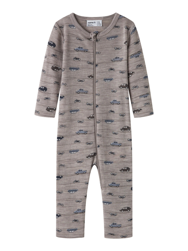 NBMWANG WOOL RIB NIGHTSUIT AOP NOOS - Image 1