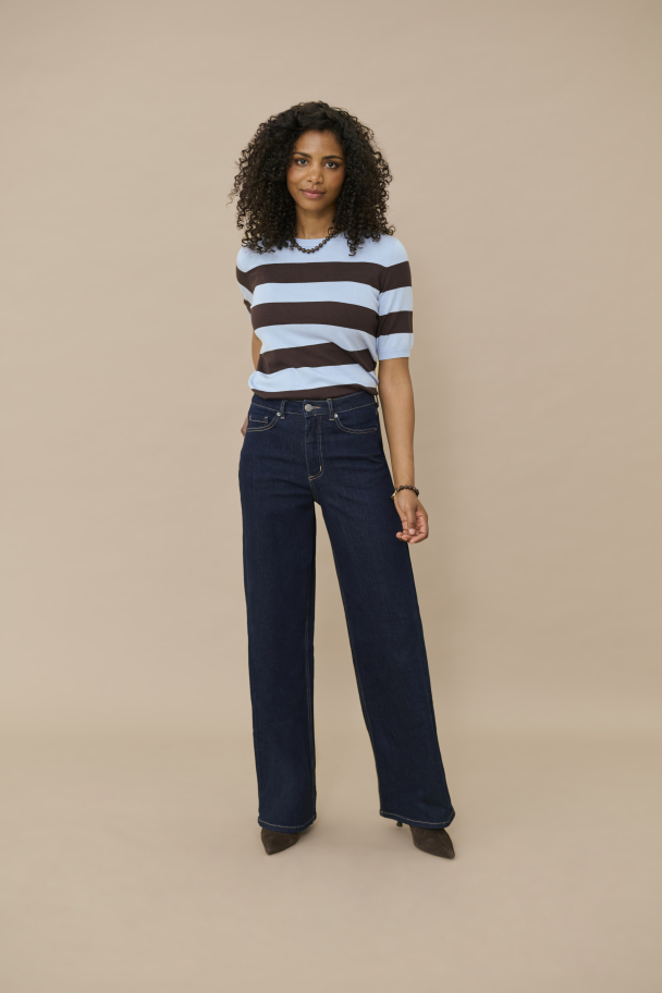KAmeadow HW Reg Fit Jeans Mørk Denim - Image 1