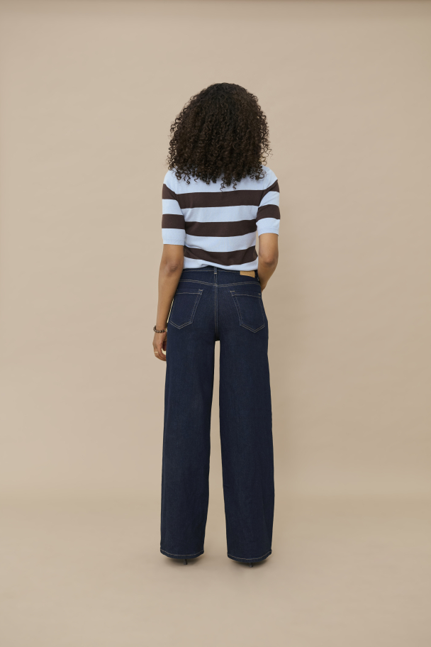KAmeadow HW Reg Fit Jeans Mørk Denim - Image 2