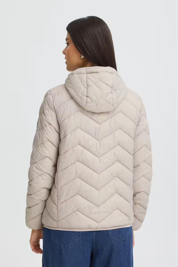 FRBapadding jakke, beige - Image 4