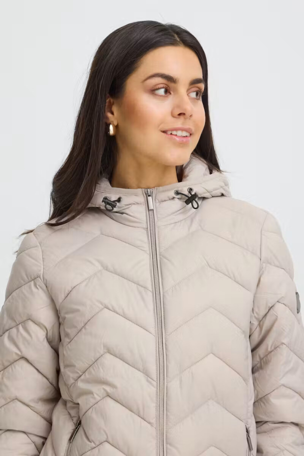 FRBapadding jakke, beige - Image 3