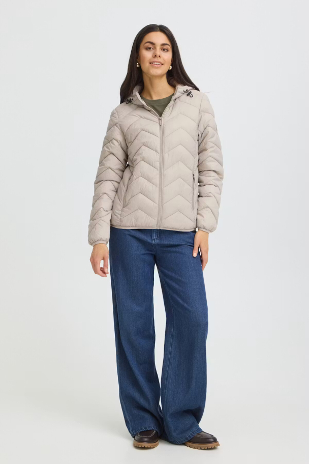 FRBapadding jakke, beige - Image 1