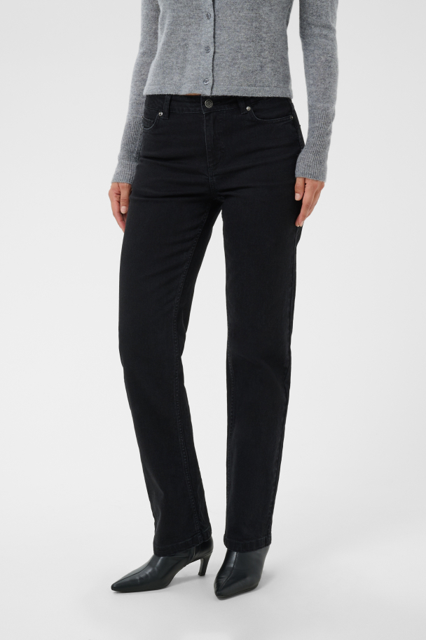 KAmaris Jeans Straight Leg Svart - Image 5