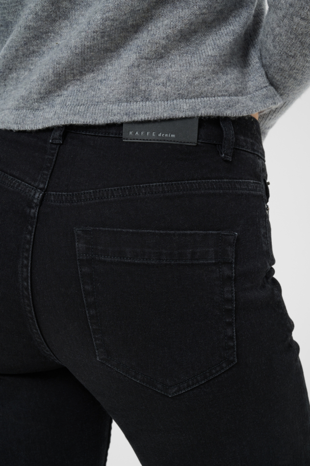 KAmaris Jeans Straight Leg Svart - Image 4