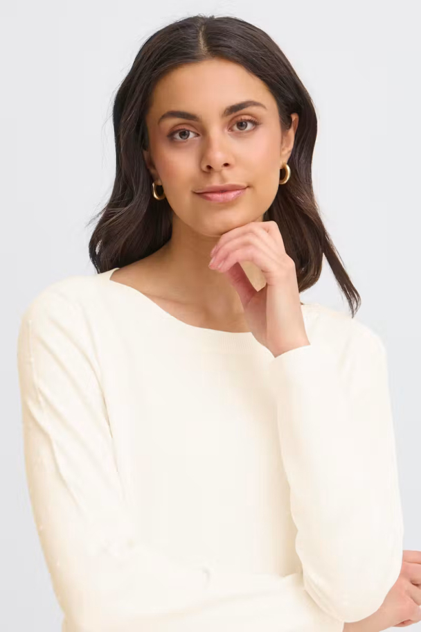 FRKarianne pullover, offwhite - Image 7