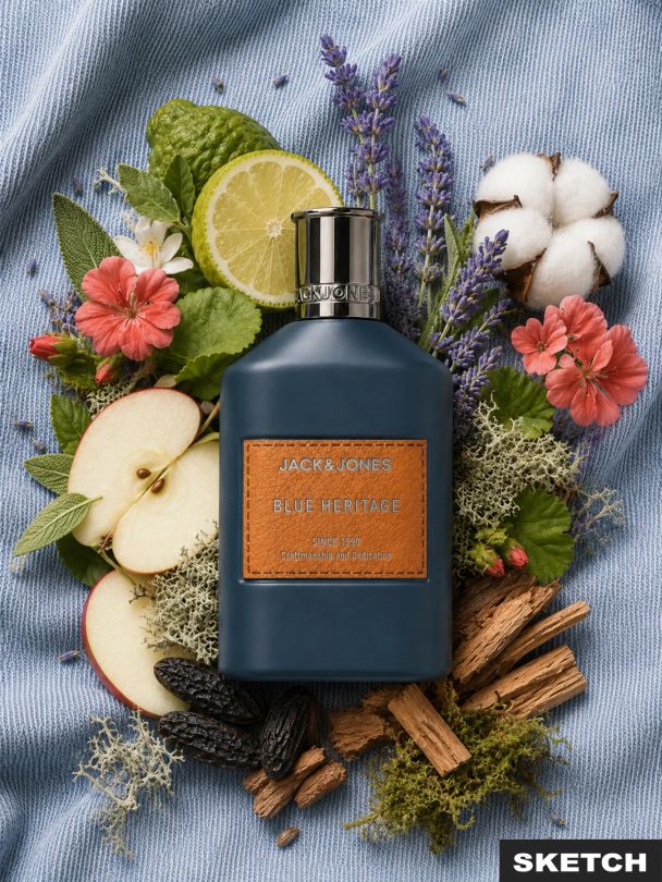 JACBLUE HERITAGE FRAGRANCE 75 ML NOOS - Image 2