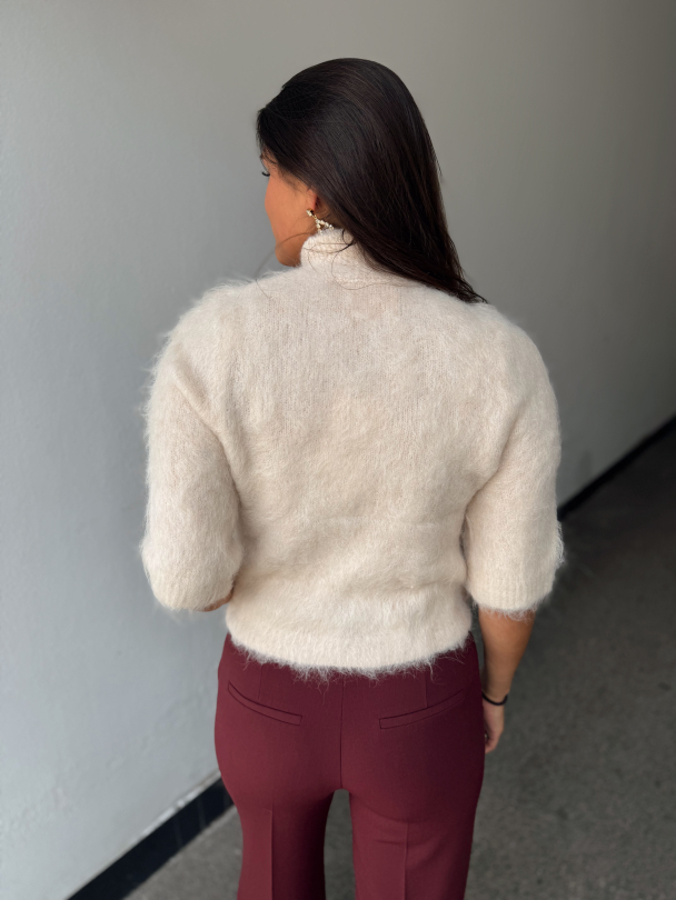 Hairy Knit Turtleneck - Soft - Image 4