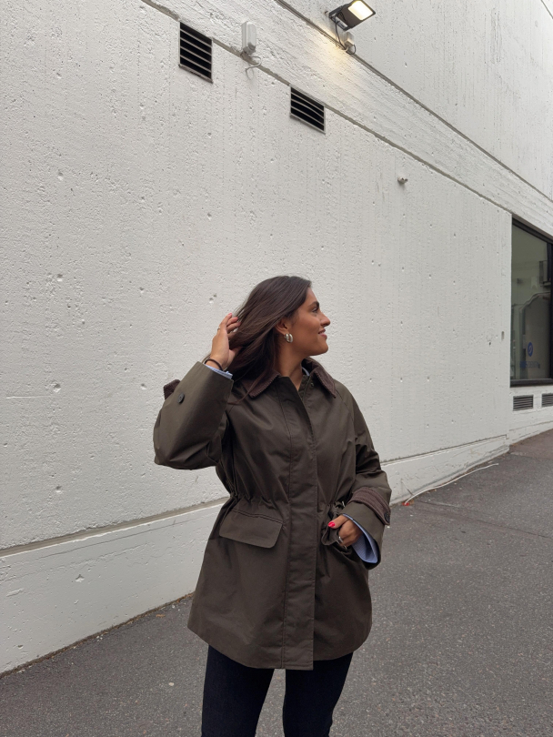 Wilma Waxed Jacket - Grape Leaf   - Image 7