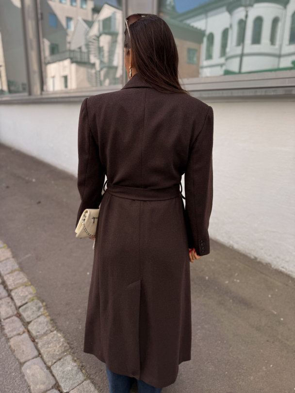 Venja Long Coat - Ganache - Image 3