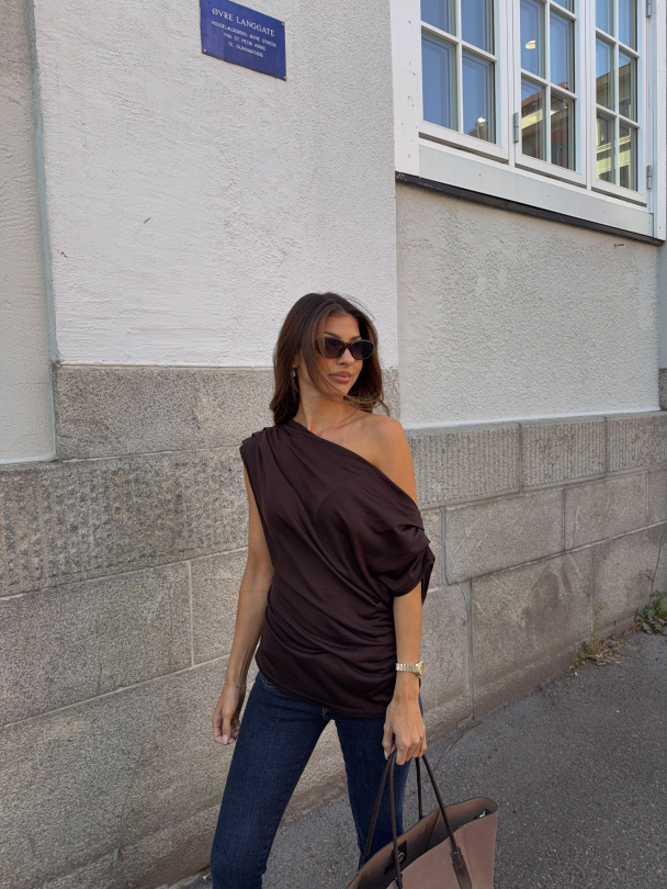 Narina Top - Mocha Brown  - Image 1