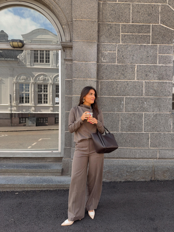 Beverly Structured Top - Mole Stripe - Image 7
