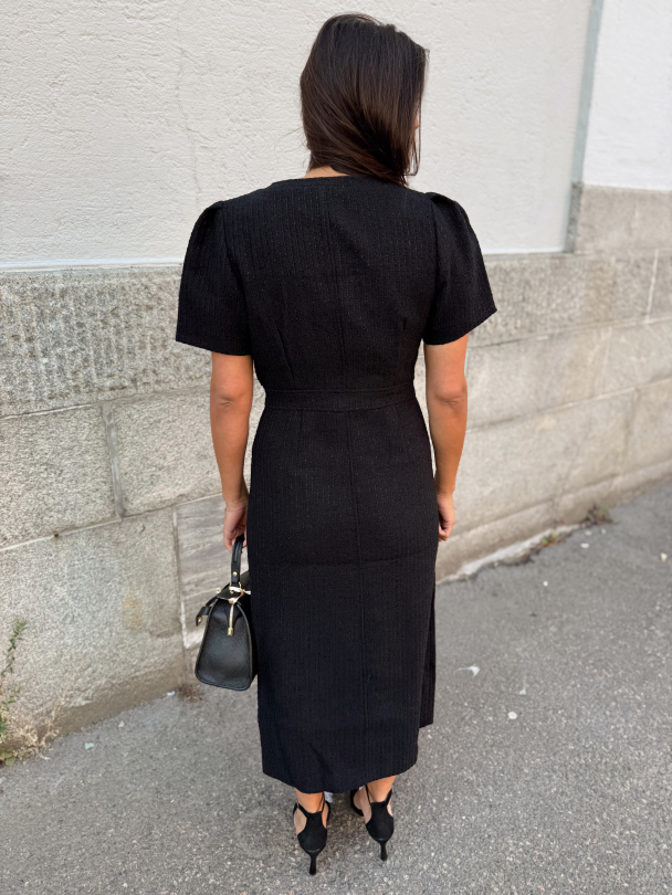 Stassie Midi Dress - Black  - Image 3