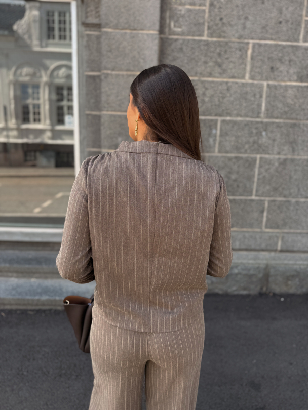Beverly Structured Top - Mole Stripe - Image 5