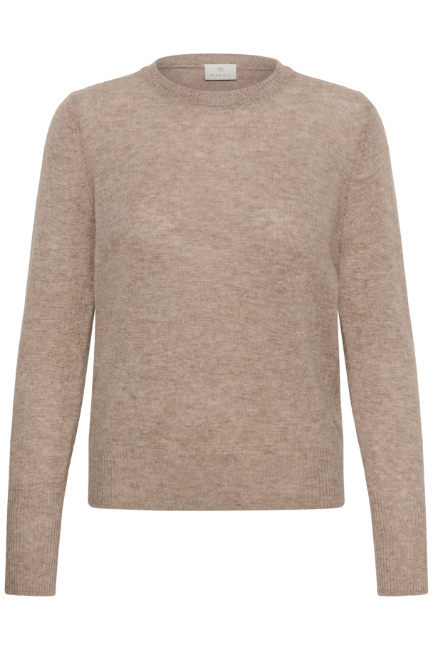 KAcashie Strikket Genser Beige Melange - Image 1