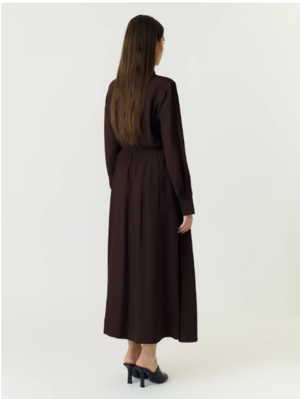 Safera Long Shirt Dress - Image 4