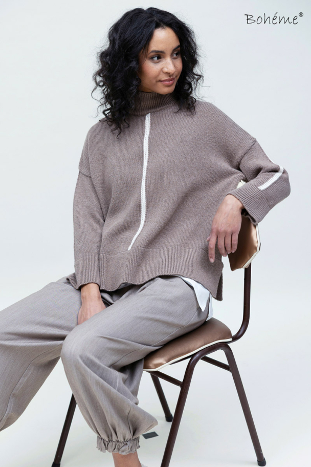 BOHÉME Genser Stripe B13324 - Image 3