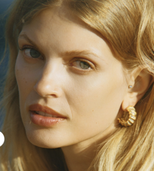 Half Moon Earrings - Gold  - Image 3