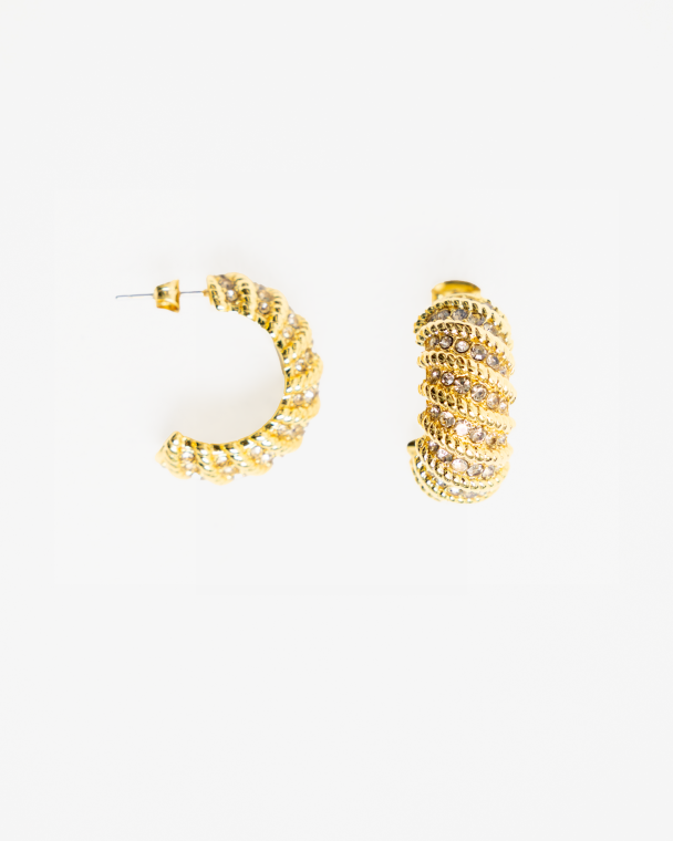 Half Moon Earrings - Gold  - Image 1