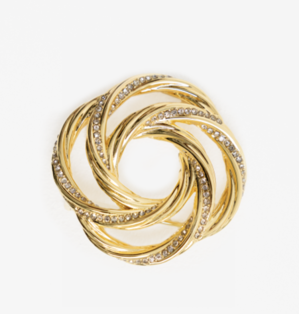 Moon Brooch - Gold  - Image 2