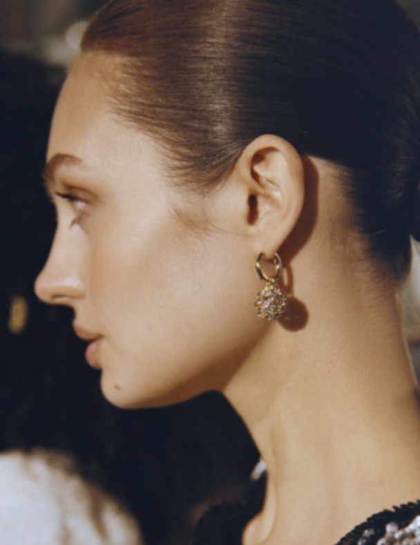 Snowball Earrings - Gold  - Image 1