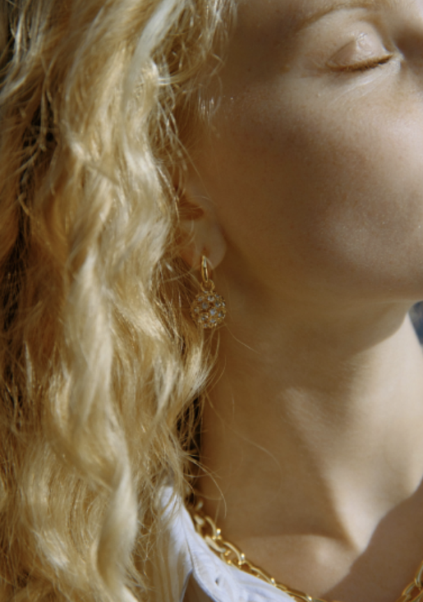 Snowball Earrings - Gold  - Image 2