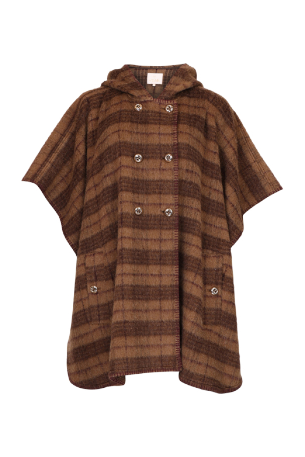 Tailored Cape - Autumn Checks  - Image 2