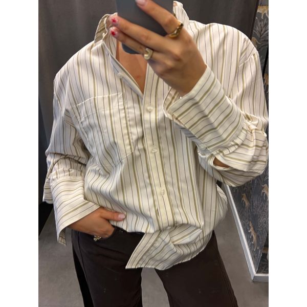 Dannie Oversize Shirt Stripe