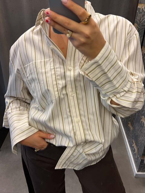 Dannie Oversize Shirt Stripe