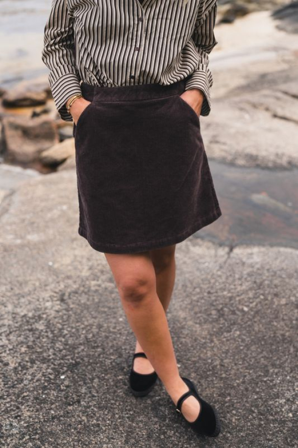Ella Skirt - Black Coffee - Image 1