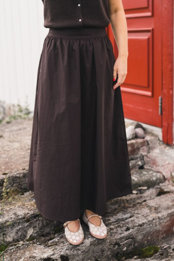 Ida Maja Skirt - Black Coffee - Image 1
