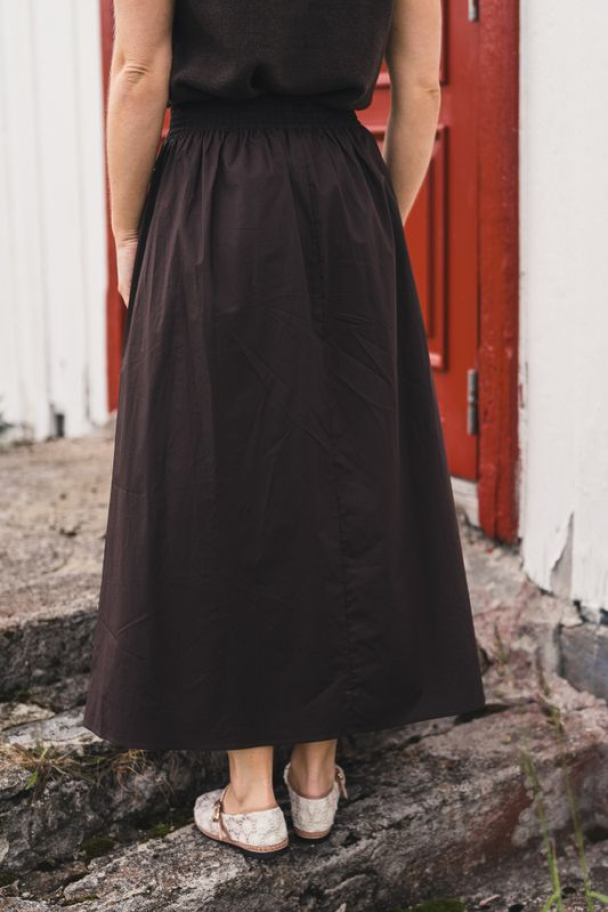 Ida Maja Skirt - Black Coffee - Image 2