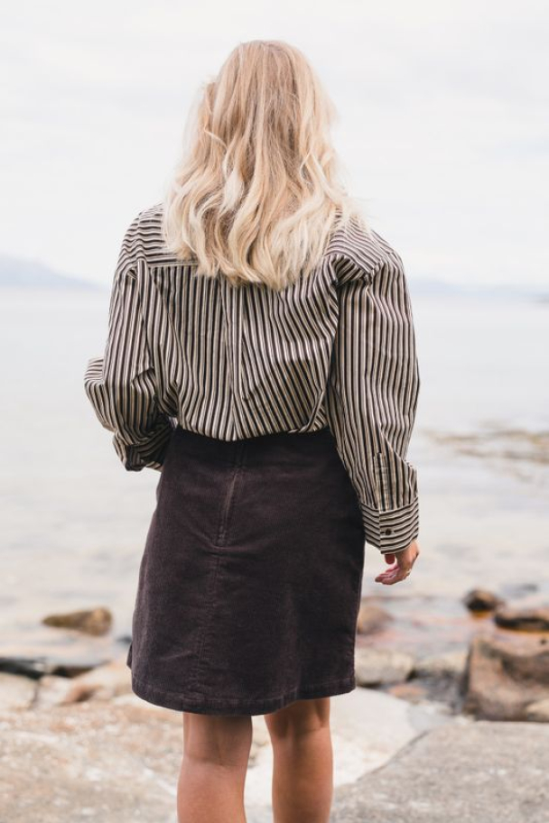 Ida Maja Shirt - B Coffee/Oat  - Image 2