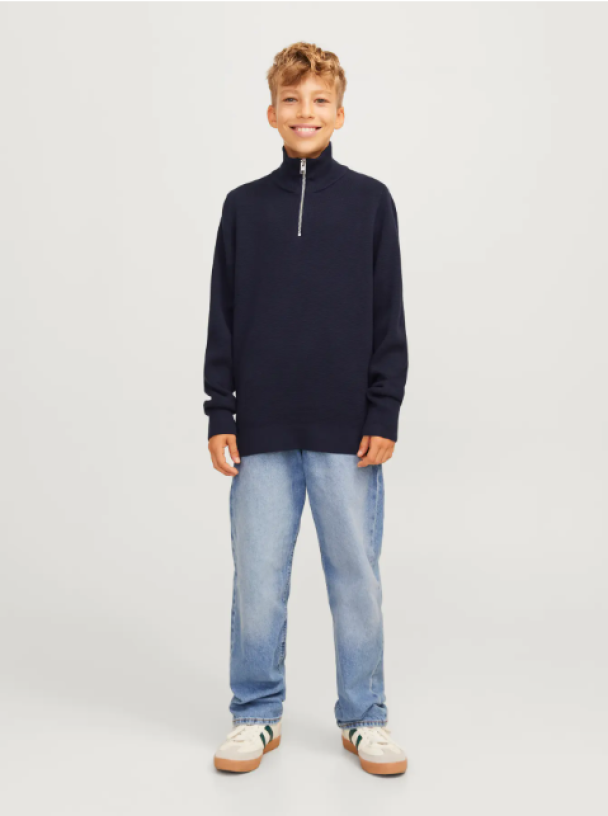 Milano stitch knit half zip - Image 4