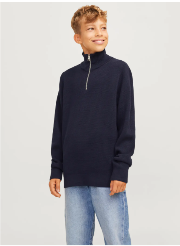 Milano stitch knit half zip - Image 2