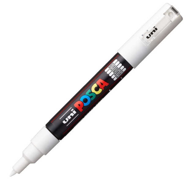 Uni POSCA PC-1M - Extra-Fine 0,7-1mm - 1 White