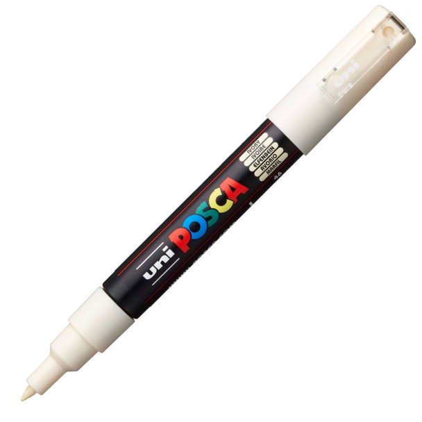 Uni POSCA PC-1M – Extra-Fine 0,7-1mm – 46 Ivory