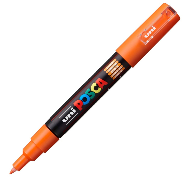 Uni POSCA PC-1M – Extra-Fine 0,7-1mm – 4 Orange