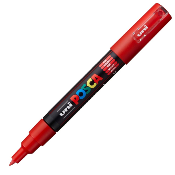 Uni POSCA PC-1M – Extra-Fine 0,7-1mm – 15 Red