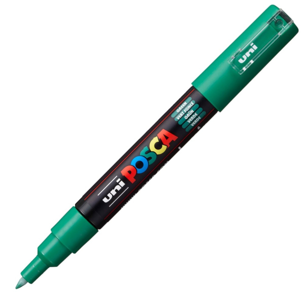Uni POSCA PC-1M – Extra-Fine 0,7-1mm – 6 Green