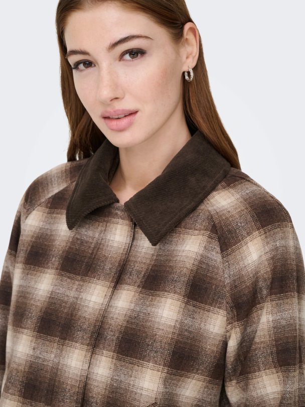 ONLKINE CHECKED CORD JACKET CC OTW - Image 2