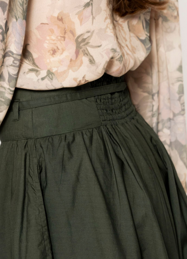 Astrid Skirt - Moss Green - Image 3
