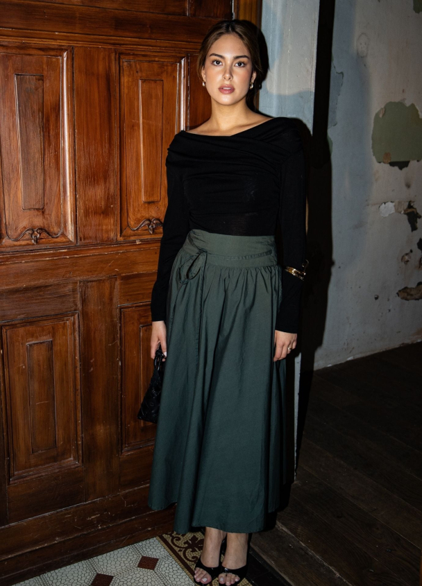 Astrid Skirt - Moss Green - Image 1
