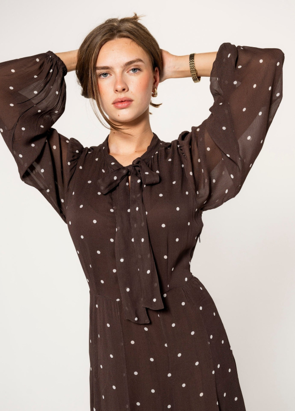 Daniella Dress - French Dot - Image 4