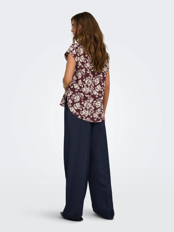 ONLVIC S/S AOP TOP NOOS WVN - Image 4