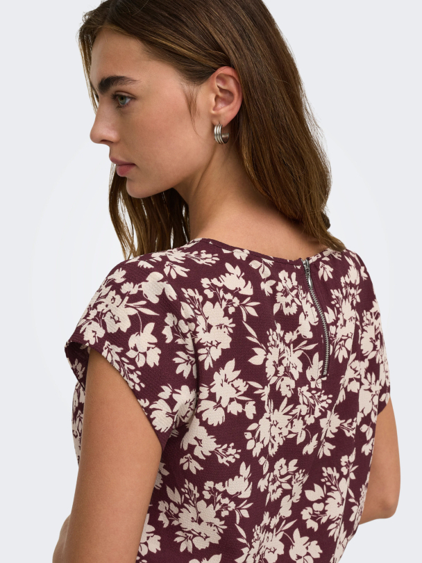 ONLVIC S/S AOP TOP NOOS WVN - Image 3
