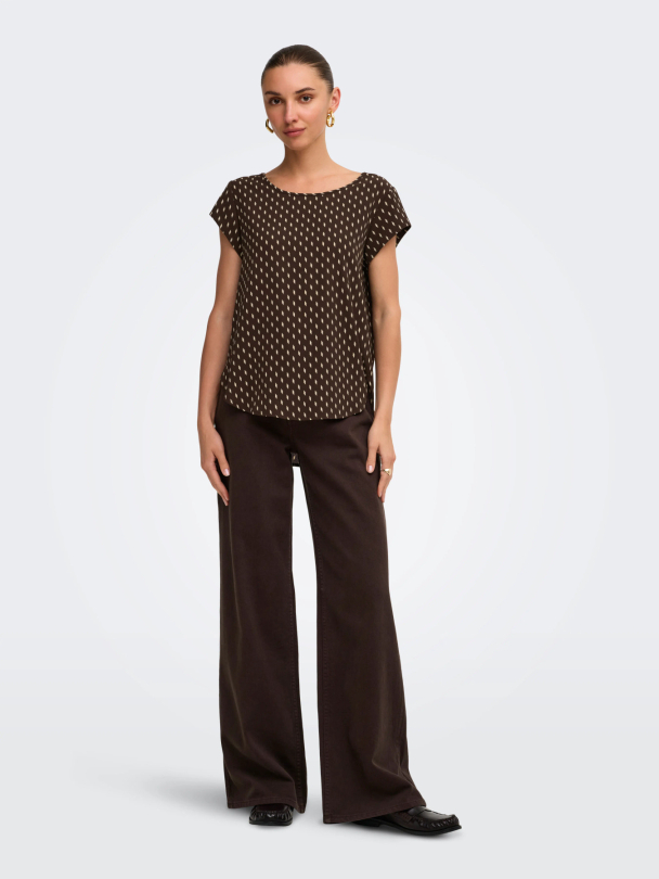 ONLVIC S/S AOP TOP NOOS WVN - Image 5