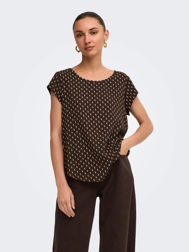ONLVIC S/S AOP TOP NOOS WVN - Image 2