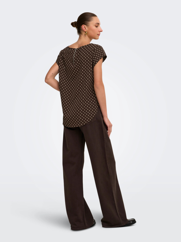 ONLVIC S/S AOP TOP NOOS WVN - Image 3